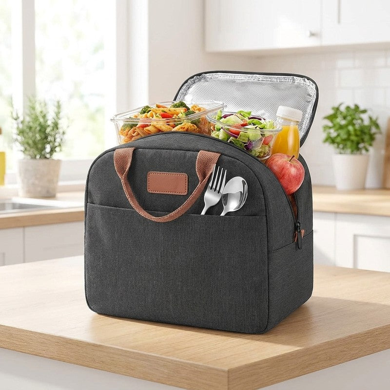 Geanta termoizolanta pranz NextWave, impermeabila, material Oxford, negru, 26×23×15 cm — beneficii cheie