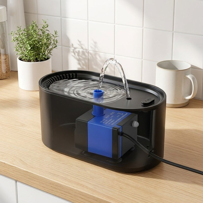 Pompa de apa pentru dispenser apa automat NextWave®, tip fantana pentru caini si pisici, compartibila cu fa — beneficii cheie