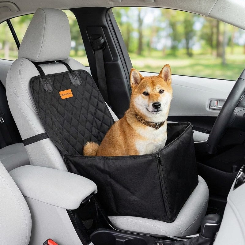 Husa scaun auto protectie si transport animale 2-1 NextWave®️, caini si pisici ofera protectie scaun fata, — beneficii cheie