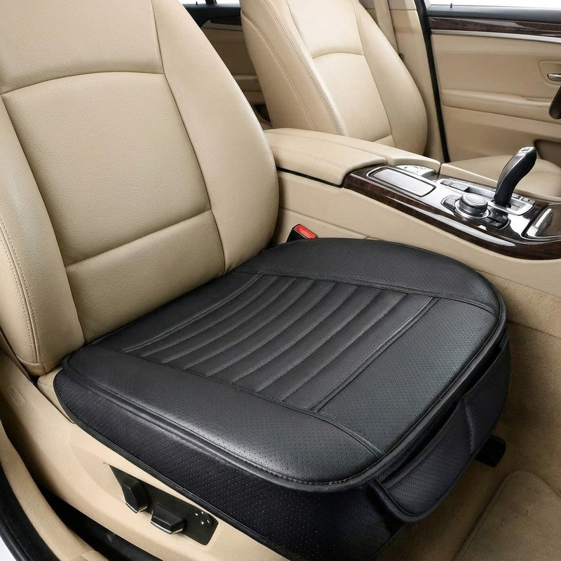 Husa scaun auto NextWave®️, universala, 53 x 53 cm, protectie pentru sezut scaun fata, piele PU, design ele — beneficii cheie