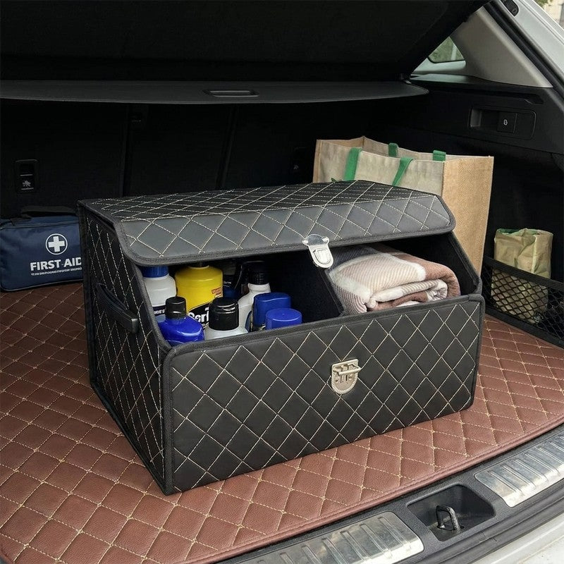 Organizator portbagaj auto Premium NextWave®️, Multifunctional, Pliabil, Rezistent, Manere Laterale, Prinde — beneficii cheie