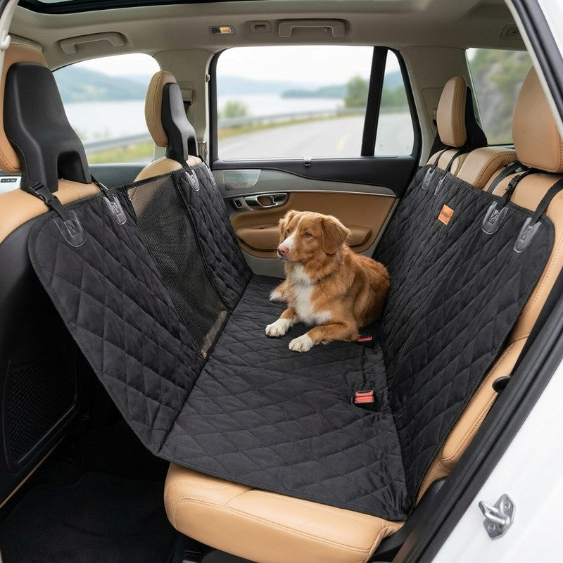 Husa scaune auto protectie si transport animale NextWave®️, Universala, Plasa pentru vizualizare, pentru ca — beneficii cheie