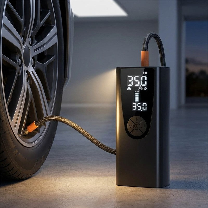 Compresor portabil electric NextWave® – pompa de aer reincarcabila 6000 mAh, presiune 0, 1-10, 3 bar (150 P — beneficii cheie
