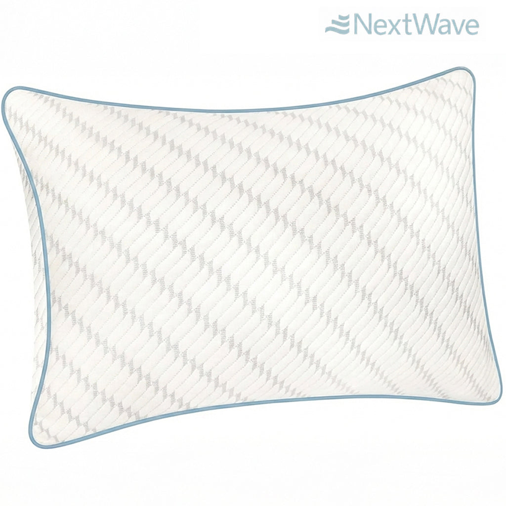 Pernă ajustabilă pentru dormit NextWave Spumă cu memorie mărunțită Confort personalizat cu 2 zone de confort 70x50 cm