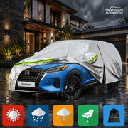 Prelata Auto Premium NextWave®, Impermeabila, Protectie UV, Zapada, Praf, Inghet, Universala pentru SUV, Fermoar Usa Sofer