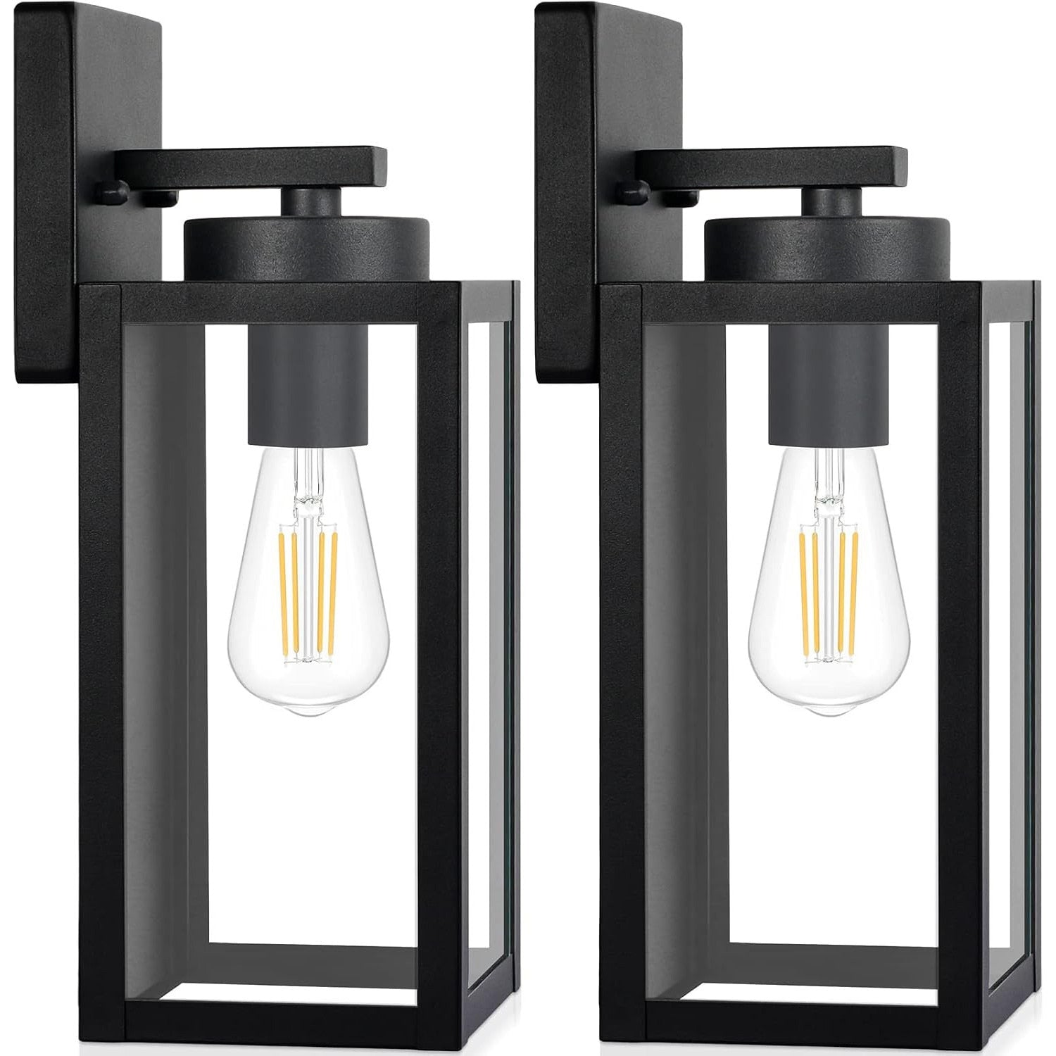 Set 2 Aplice De Perete Exterioara Vintage NextWave®️, Pentru Hol, Intrare, Curte, Gradina, Terasa, Balcon, Garaj – imaginea 10