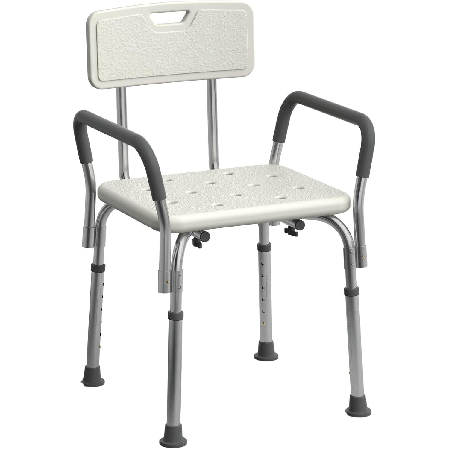 Scaun de dus si cada NextWave® cu spatar si brate captusite, inaltime reglabila 41–53 cm, suport greutate 160 kg, cadru din