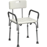 Scaun de dus si cada NextWave® cu spatar si brate captusite, inaltime reglabila 41–53 cm, suport greutate 160 kg, cadru din