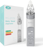 Aspirator nazal electric NextWave™, pentru bebelusi si copii, silentios, Portabil, 3 Trepte de Aspirare, 3 Capete de