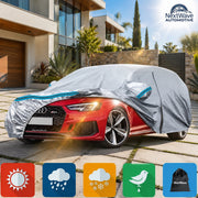 Prelata Auto Premium NextWave®, Impermeabila, Protectie UV, Zapada, Praf, Inghet, Universala pentru SUV, Fermoar Usa Sofer