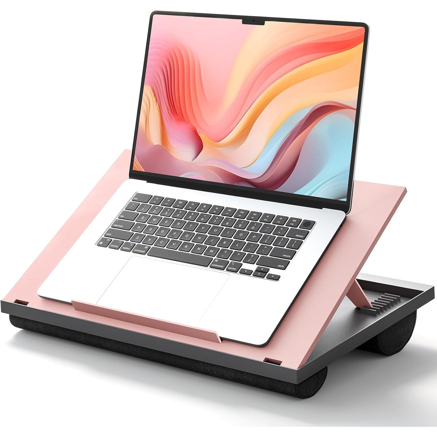 NextWave® Masa laptop reglabila cu perna – 9 unghiuri ajustabile, suport pentru laptop pana la 15 "6", mouse pad integrat