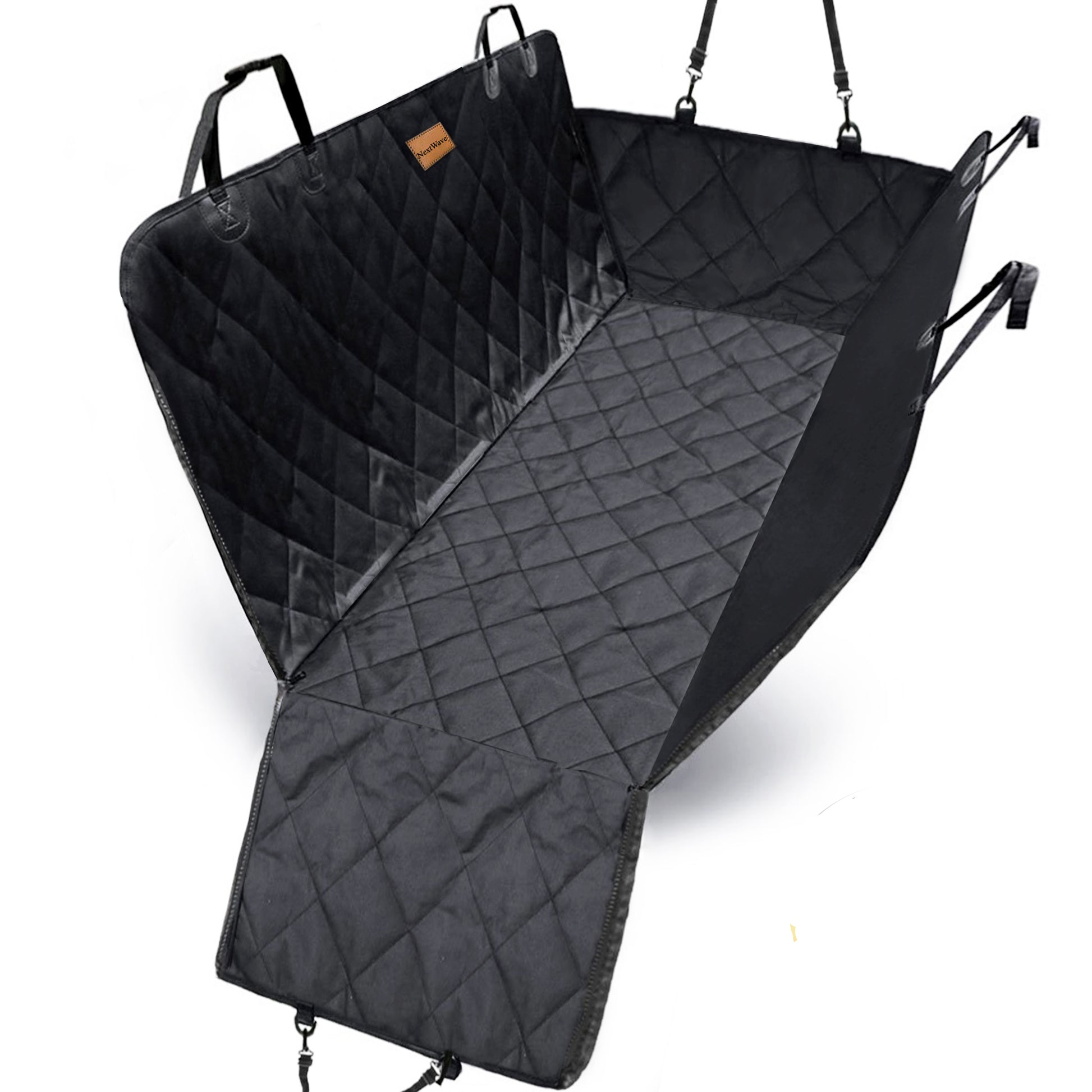 Husa scaune auto protectie si transport animale NextWave®️, pentru caini, pisici de toate taliile, ofera protectie 3-1