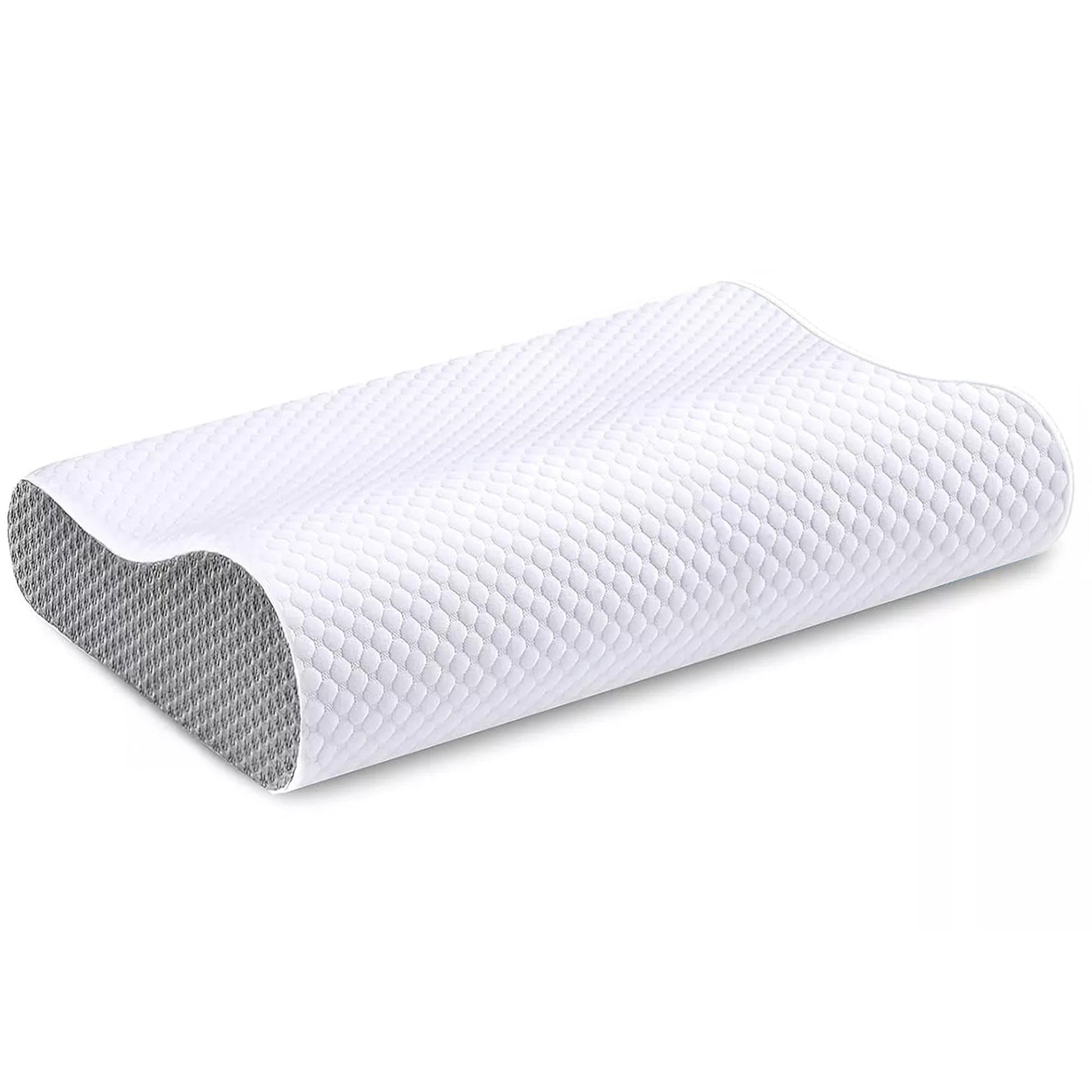 Perna ortopedica pentru dormit NextWave®, Spuma cu Memorie ergonomica pentru Gat si Suport Cervical, Ideala pentru dormitul