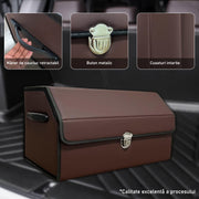 Organizator portbagaj auto Premium NextWave®️, Multifunctional, Pliabil, Rezistent, Manere Laterale, Prindere cu catarame, 2