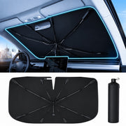 Parasolar auto NextWave® tip umbrela pentru parbriz, material reflectorizant 240T cu strat de racire, protectie UV si