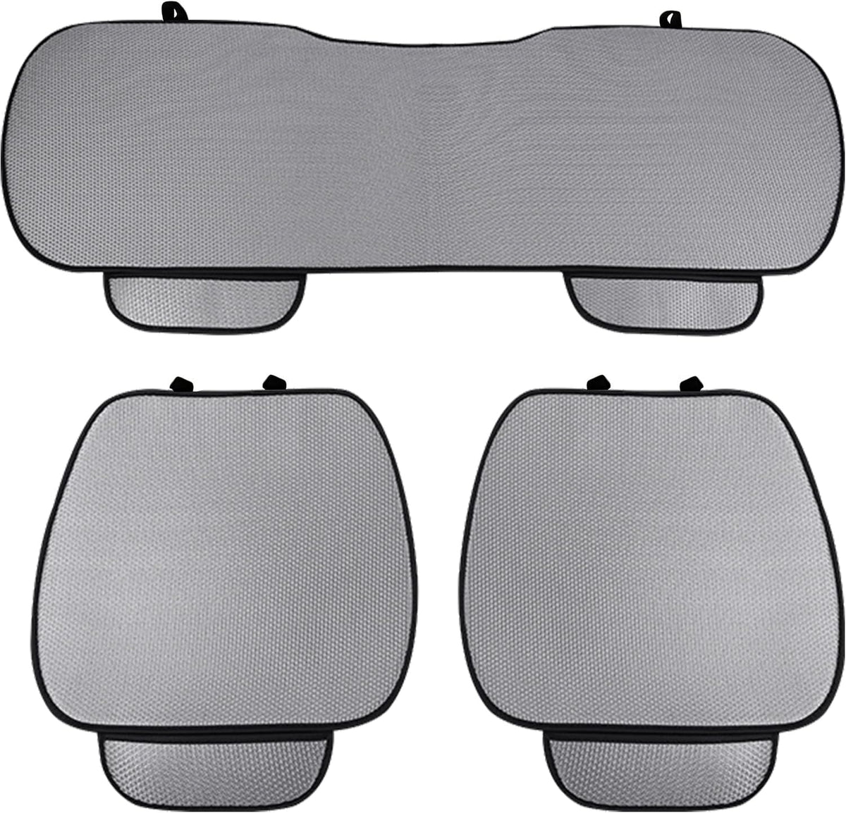 Set huse pentru scaune auto NextWave®️, set 3 piese (2 față și 1 spate), protecție împotriva uzurii și petelor, buzunare