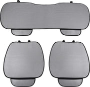 Set huse pentru scaune auto NextWave®️, set 3 piese (2 față și 1 spate), protecție împotriva uzurii și petelor, buzunare