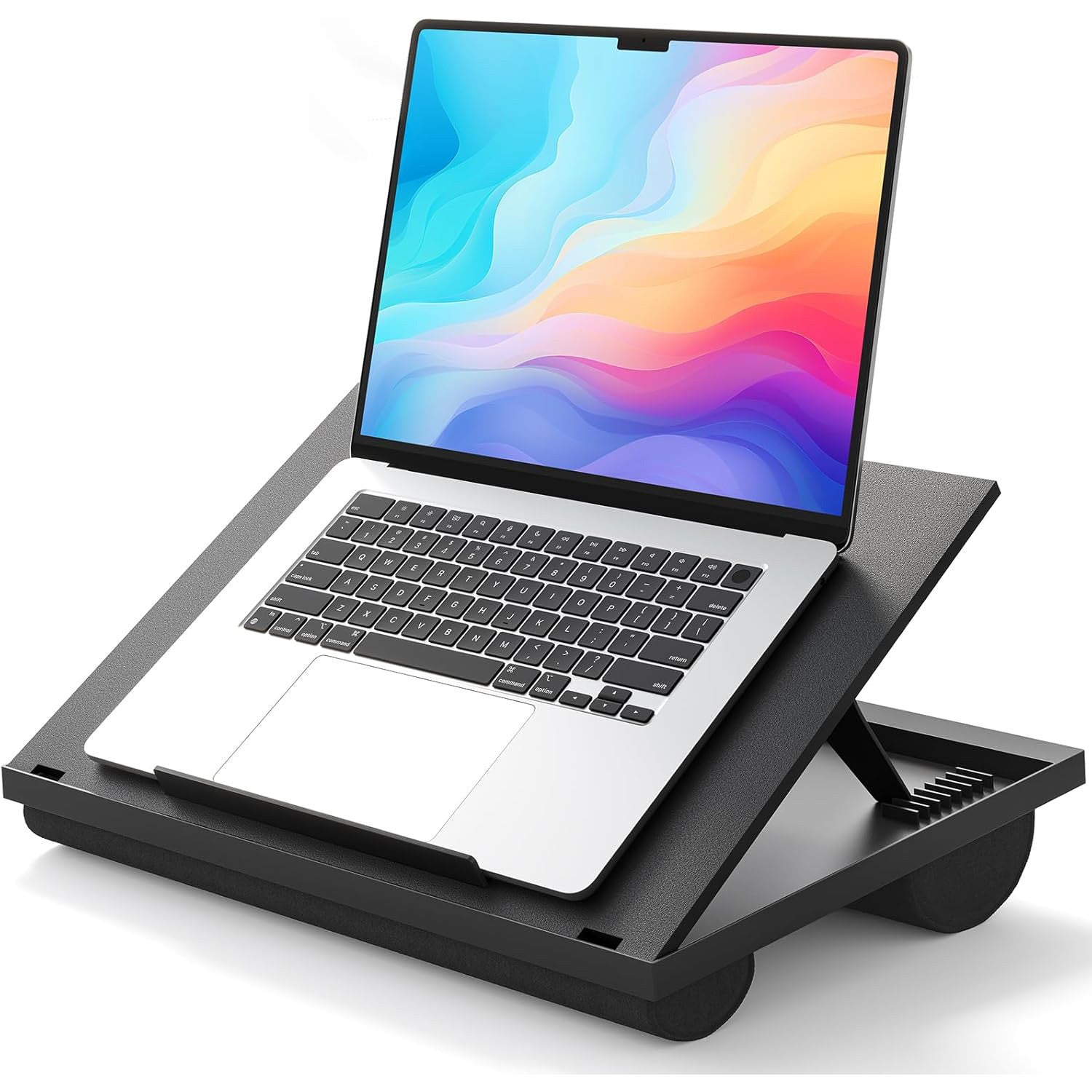 NextWave® Masa laptop reglabila cu perna – 9 unghiuri ajustabile, suport pentru laptop pana la 15,6", mouse pad integrat