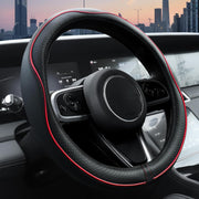 Husa volan auto NextWave®, din piele ecologica din microfibra, interior antiderapant din cauciuc, cusaturi ranforsate