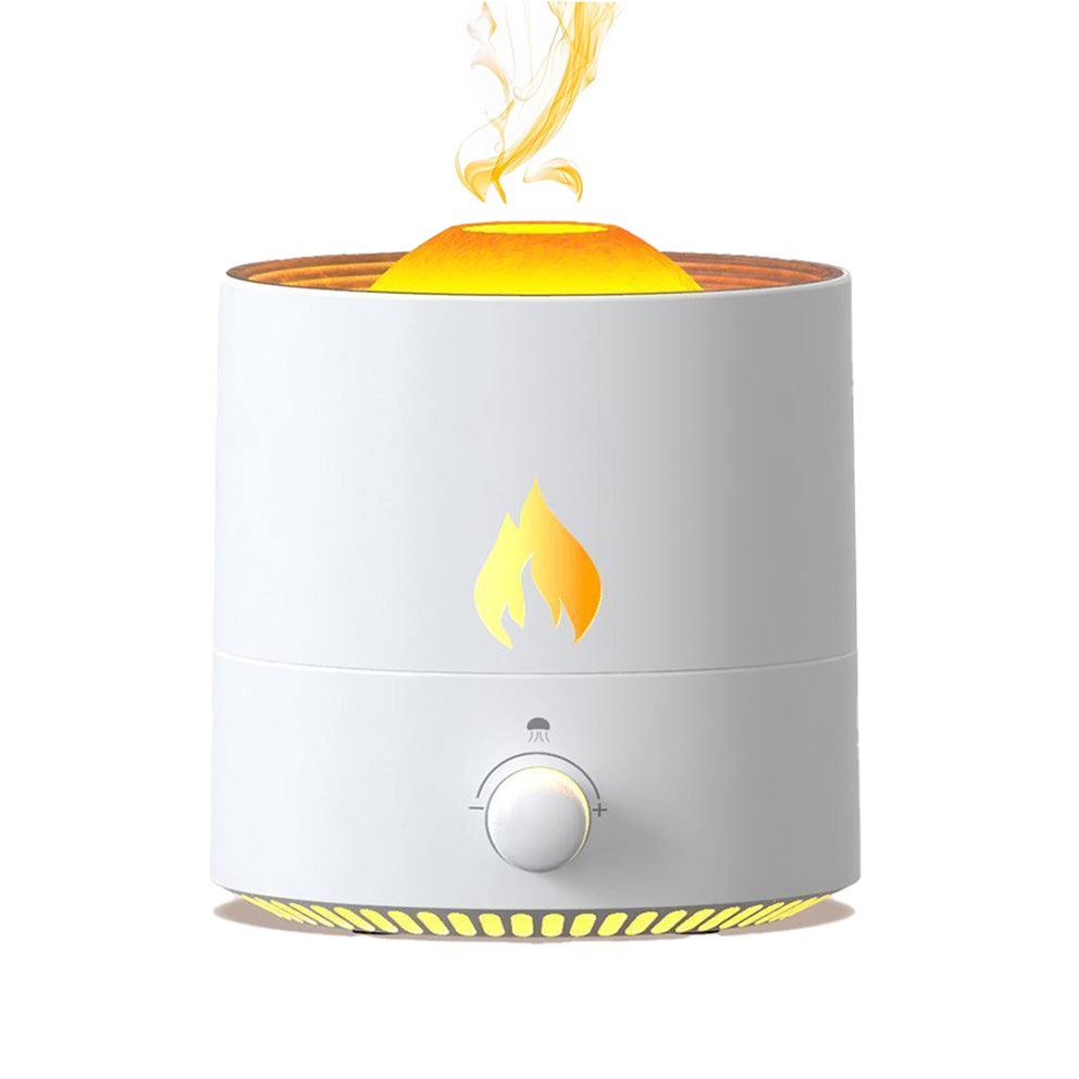 Umidificator de aer Ultrasonic NextWave® cu difuzor aromaterapie, model Vulcan cu lumina rosie, 2 setari de functionare