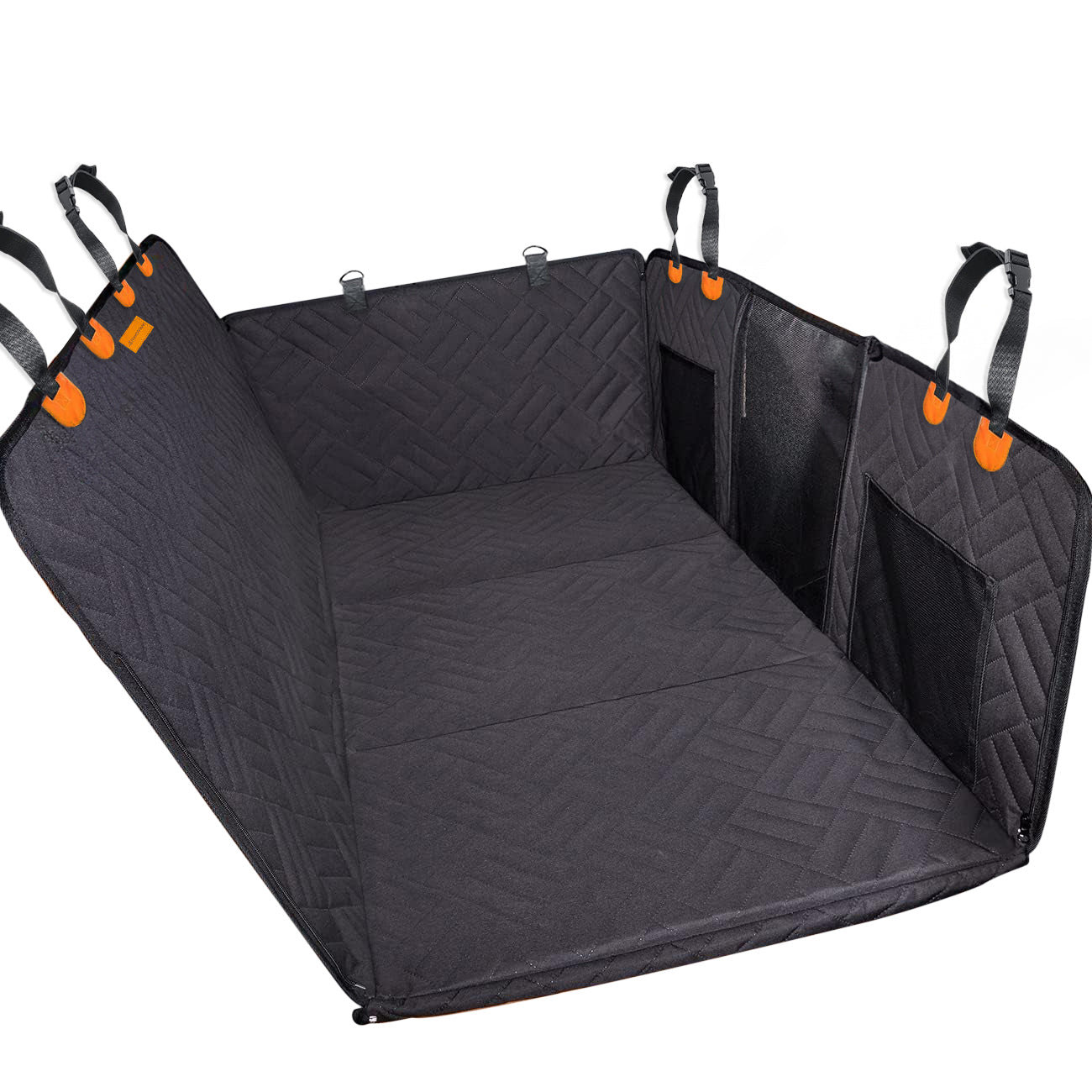 Husa scaune auto protectie si transport animale extinsa NextWave®️, insertie 3 placi pentru caini, pisici de toate taliile