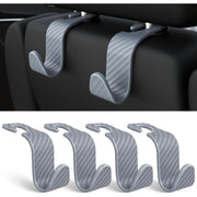 Set 4 Carlige Auto pentru Tetiera NextWave®, Organizator Universal Scaun Masina, Suport pentru Genti, Plase, Posete, Haine