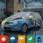 Prelata Auto Premium NextWave®, Impermeabila, Protectie UV, Praf, Zapada, Inghet, Universala pentru Sedan, Buzunare Oglinzi