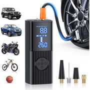 Compresor auto portabil digital NextWave®, baterie 7800 mAh reincarcabila, presiune 150 PSI, 4 moduri inteligente de