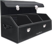 Organizator portbagaj auto Premium NextWave®️, Multifunctional, Pliabil, Rezistent, Prindere cu catarame, 3 compartimente