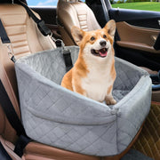 Scaun auto pentru caini NextWave®, detasabil si lavabil, pentru animale de pana la 13, 6 kg, cu centura de siguranta, curele