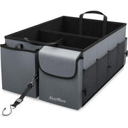 Organizator portbagaj auto NextWave®️ cu chingi de ancorare, Multifunctional, Pliabil, 9 compartimente, Capacitate 60L