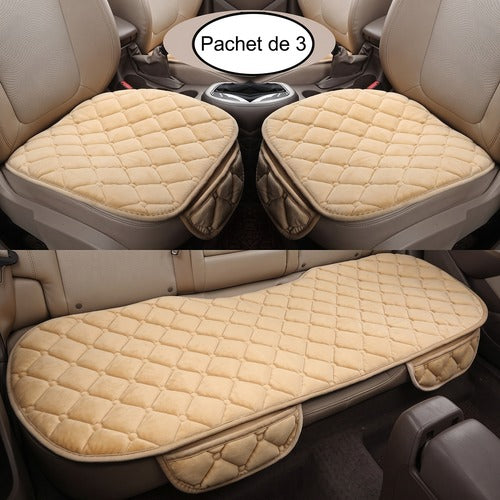 Set huse pentru scaune auto NextWave®️, perne pentru sezut cu protectie antiderapanta si buzunare frontale practice