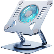 Suport Laptop Ergonomic, cu Sistem de Ventilatie prin Cooler, 3 viteze, Portabil, Stand Reglabil pe Inaltime, pentru Laptop