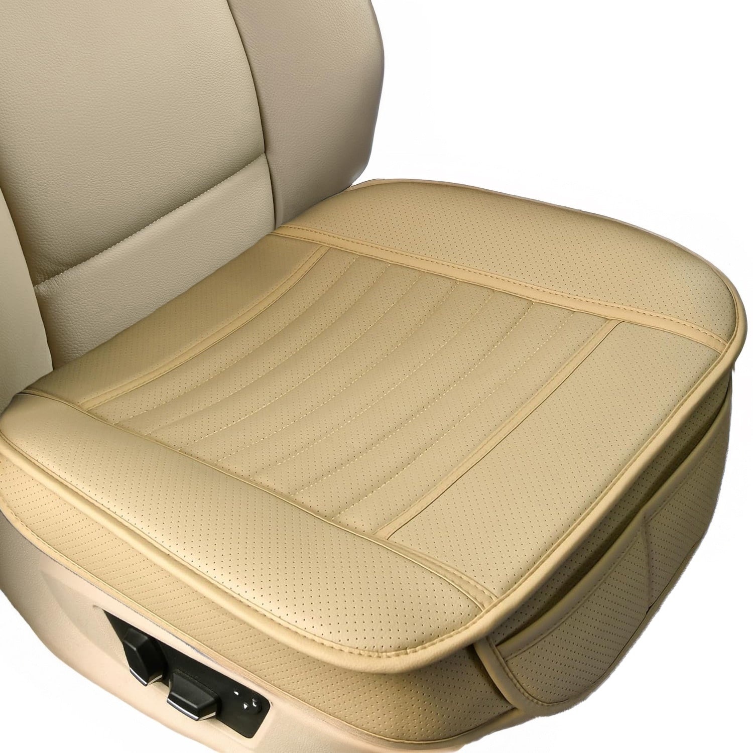Husa scaun auto NextWave®️, universala, 53 x 53 cm, ofera protectie pentru sezut scaun fata, piele PU, anti-alunecare
