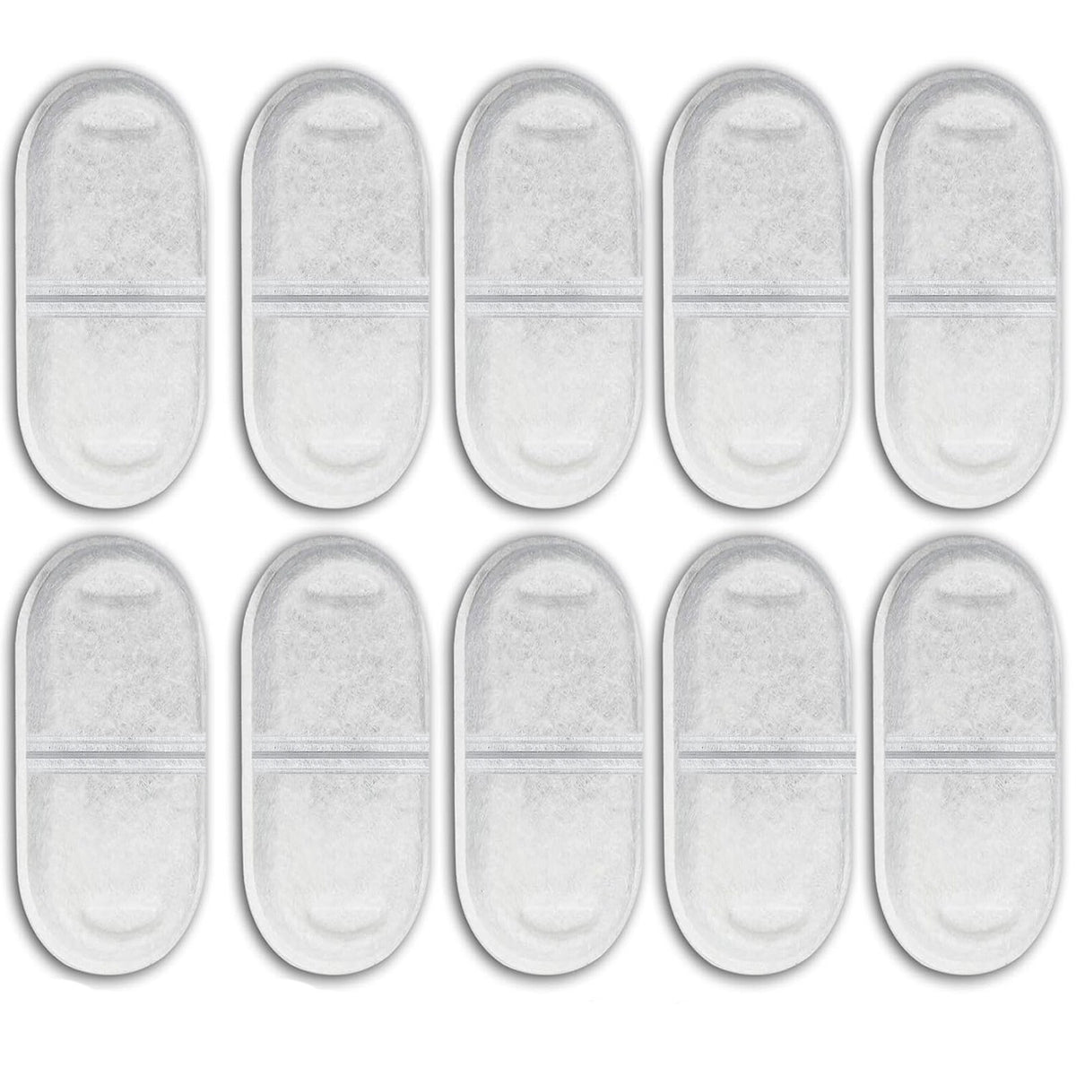 Set 10 Filtre pentru Dispenser Apa Automat NextWave™, Compatibil cu model D10 tip fantana pentru pisici 2-1 din Inox
