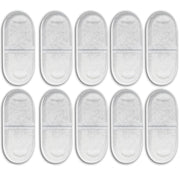Set 10 Filtre pentru Dispenser Apa Automat NextWave™, Compatibil cu model D10 tip fantana pentru pisici 2-1 din Inox