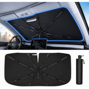 Parasolar auto NextWave® tip umbrela pentru parbriz, material reflectorizant 240T cu strat de racire, protectie UV si