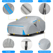 Prelata Auto Premium NextWave®️, Impermeabila, Protectie UV, Praf, Zapada, Inghet, Universala pentru VAN sau SUV, Buzunare
