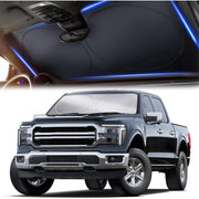 Parasolar auto NextWave® pentru parbriz, material reflectorizant 280T, protectie UV pana la 99%, design pliabil cu cadru