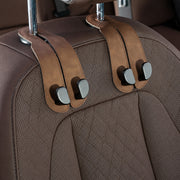 Set 2 carlige auto duble pentru tetiera NextWave®, pentru genti, sacose, haine si accesorii, aliaj de aluminiu-magneziu cu
