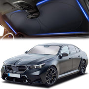 Parasolar auto NextWave® pentru parbriz, material reflectorizant 280T, protectie UV pana la 99%, design pliabil cu cadru
