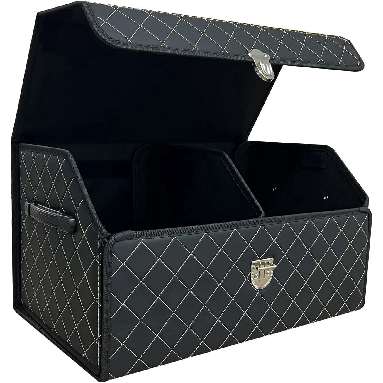 Organizator portbagaj auto Premium NextWave®️, Multifunctional, Pliabil, Rezistent, Manere Laterale, Prindere cu catarame, 2