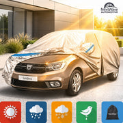 Prelata Auto Premium NextWave®, Impermeabila, Protectie UV, Zapada, Praf, Inghet, Universala pentru SUV, Fermoar Usa Sofer