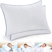 Set 2 perne ortopedice pentru dormit ajustabile NextWave™, Spuma cu Memorie Maruntita pentru Gat si Suport Cervical, 2 Zone
