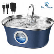 Fantana Apa Pisici si Caini NextWave®, Dispenser Automat cu fereastra mare pentru nivelul apei, purificare si filtrare prin