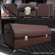 Organizator portbagaj auto Premium NextWave®️, Multifunctional, Pliabil, Rezistent, Manere Laterale, Prindere cu catarame, 3