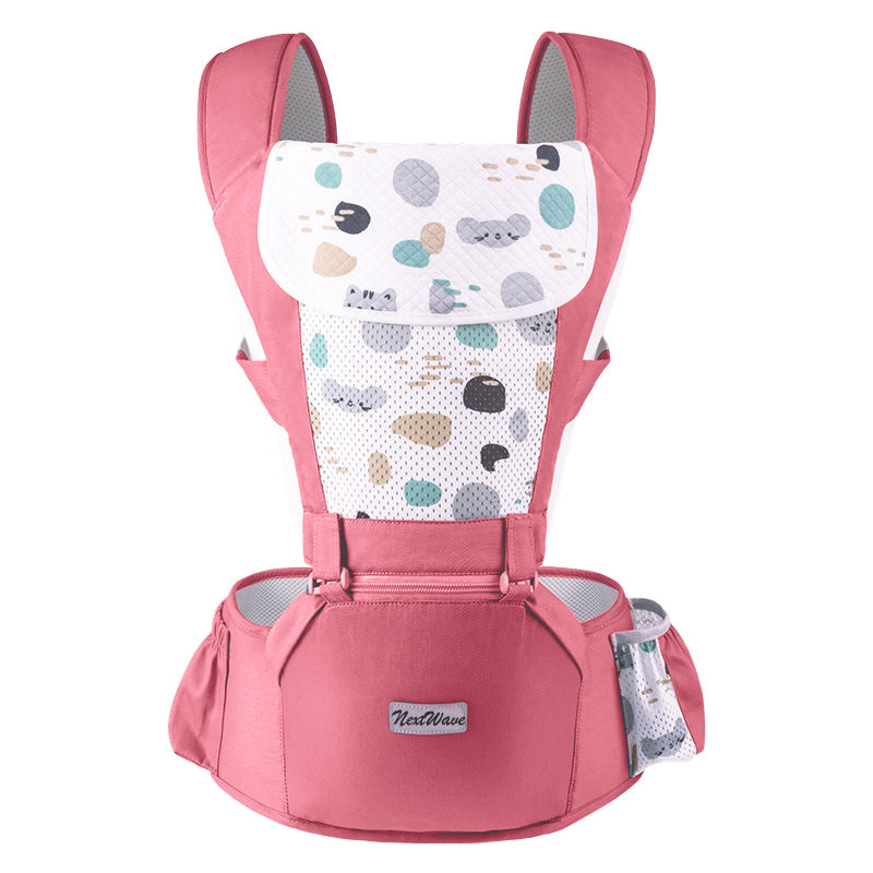 Marsupiu Ergonomic pentru bebe, Multifunctional 2 in 1 ajustabil si detasabil, support sezut si lombar, 0-36l luni, all