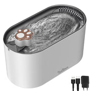 Dispenser apa automat NextWave®, tip fantana, pentru pisici si caini, cu purificare si filtrare apei prin carbune activ, 3L
