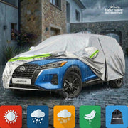 Prelata Auto Premium NextWave®, Impermeabila, Protectie UV, Praf, Zapada, Inghet, Universala pentru SUV, Buzunare Oglinzi