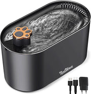 Dispenser apa automat NextWave®, tip fantana pentru pisici si caini, cu purificare si filtrare prin carbune activ, 3L, led